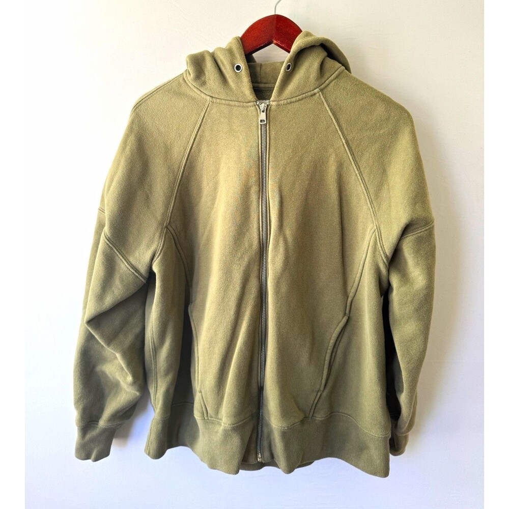 Abercrombie & Fitch Soft A&F Collection Men’s Green Full Zip Fleece Hoodie S